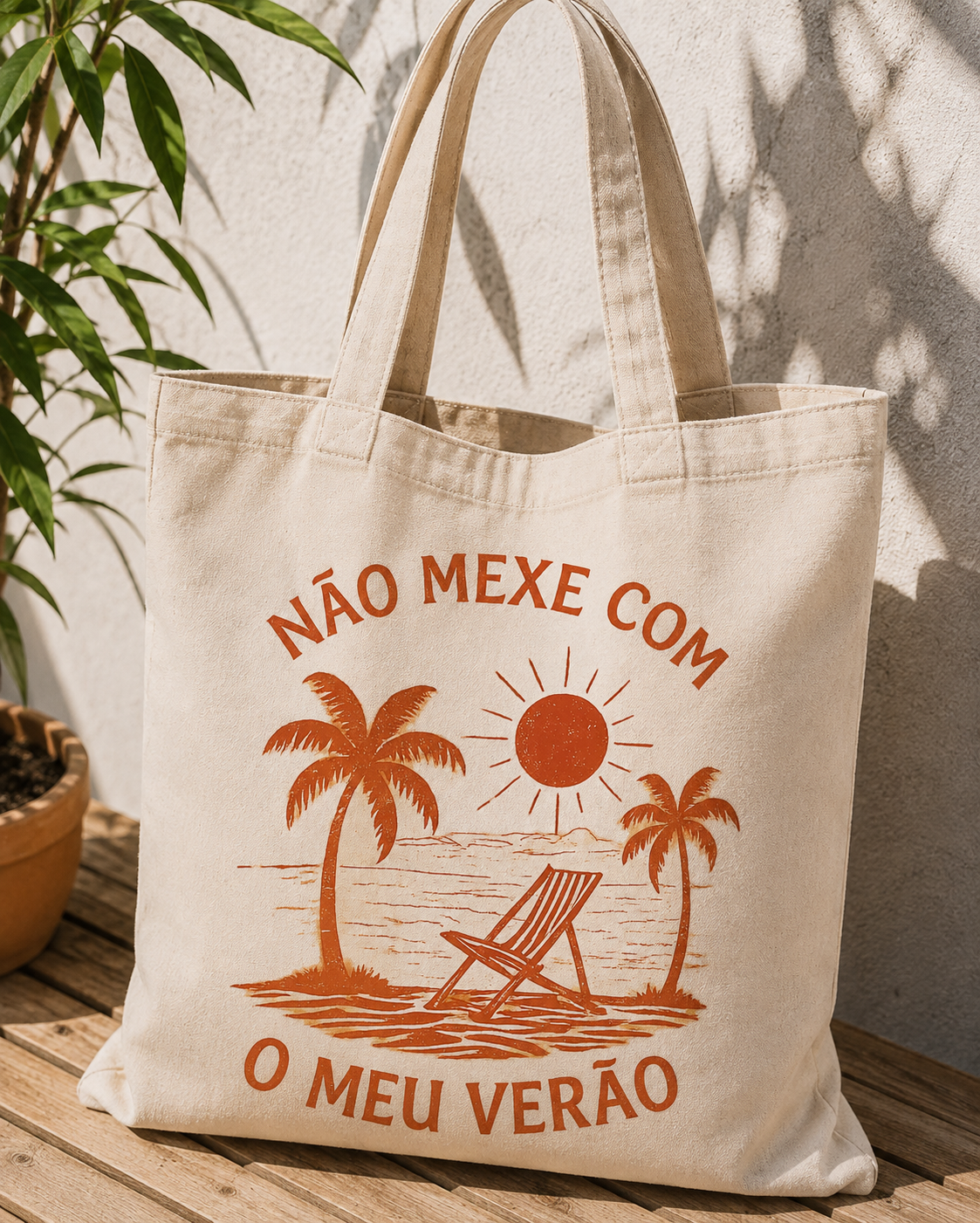 Ecobag Não mexe com meu verão